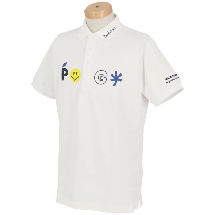 新品 パーリーゲイツ 半袖シャツ バックロゴ ホワイト Lサイズ（5） 新品 パーリーゲイツ 半袖シャツ バックロゴ ホワイト Lサイズ（5）