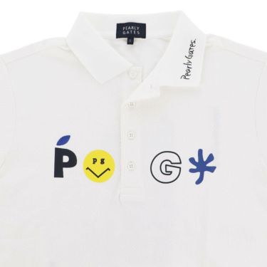 パーリーゲイツ PEARLY GATES　メンズ バックプリント サッカーチェック 半袖 ポロシャツ 053-5260711　2025年モデル 詳細4