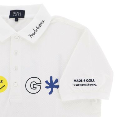 パーリーゲイツ PEARLY GATES　メンズ バックプリント サッカーチェック 半袖 ポロシャツ 053-5260711　2025年モデル 詳細5