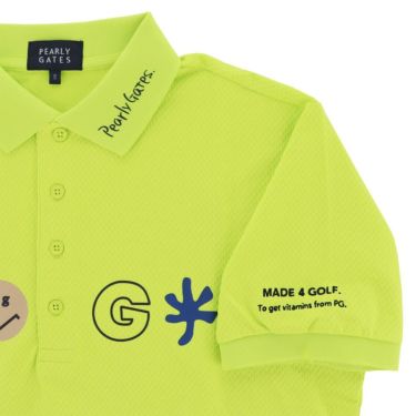 パーリーゲイツ PEARLY GATES　メンズ バックプリント サッカーチェック 半袖 ポロシャツ 053-5260711　2025年モデル 詳細9