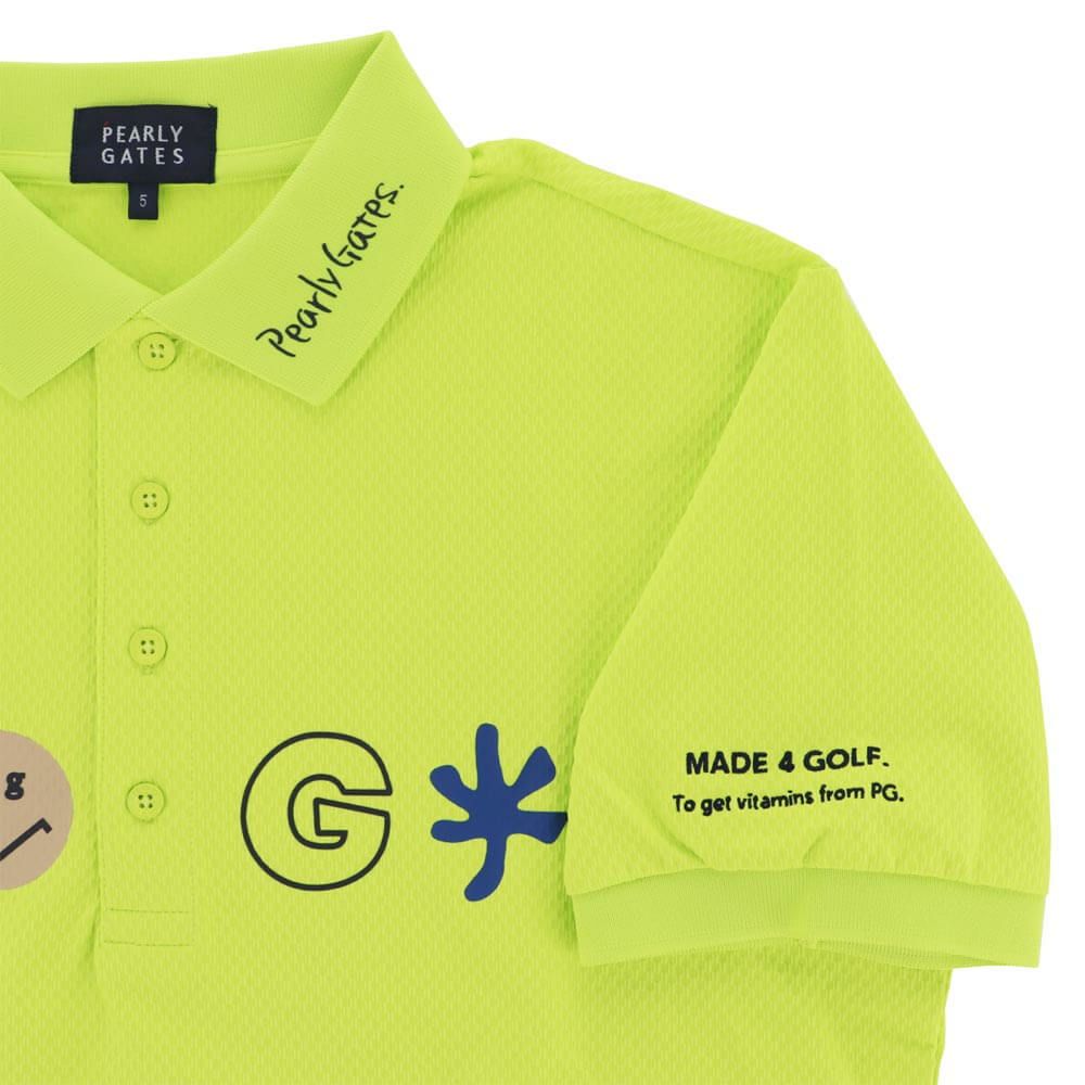 パーリーゲイツ PEARLY GATES　メンズ バックプリント サッカーチェック 半袖 ポロシャツ 053-5260711　2025年モデル 詳細9