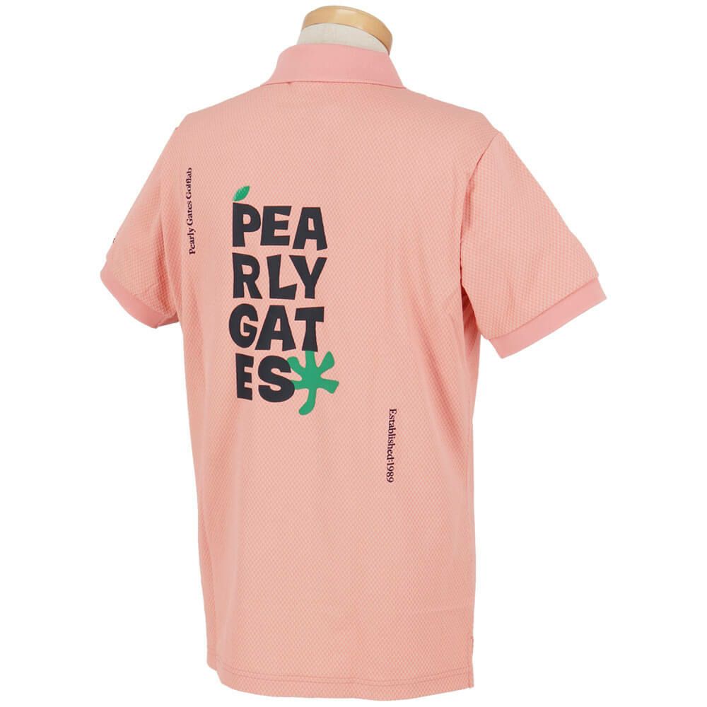 パーリーゲイツ PEARLY GATES メンズ バックプリント サッカーチェック