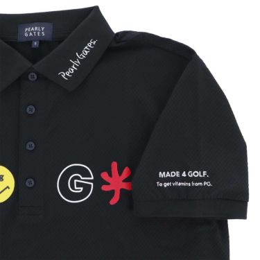 パーリーゲイツ PEARLY GATES　メンズ バックプリント サッカーチェック 半袖 ポロシャツ 053-5260711　2025年モデル 詳細15