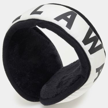 キャロウェイ Callaway　メンズ ロゴプリント イヤーマフ C24298105 1030 ホワイト　2024年モデル 詳細2