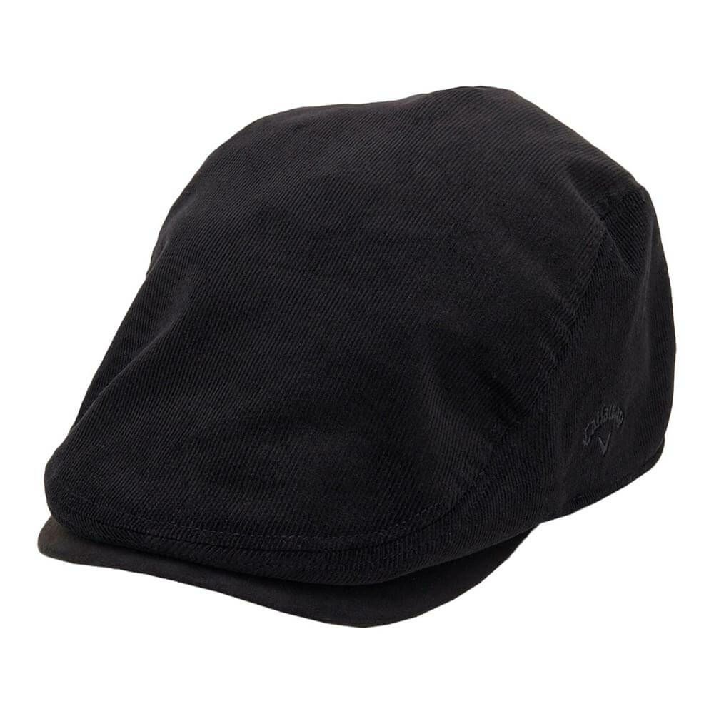 キャロウェイ Callaway　メンズ ロゴ刺繍　ハンチング キャップ C24291121 1010 ブラック　2024年モデル