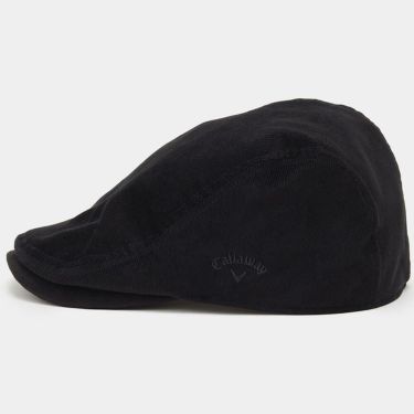 キャロウェイ Callaway　メンズ ロゴ刺繍　ハンチング キャップ C24291121 1010 ブラック　2024年モデル 詳細3
