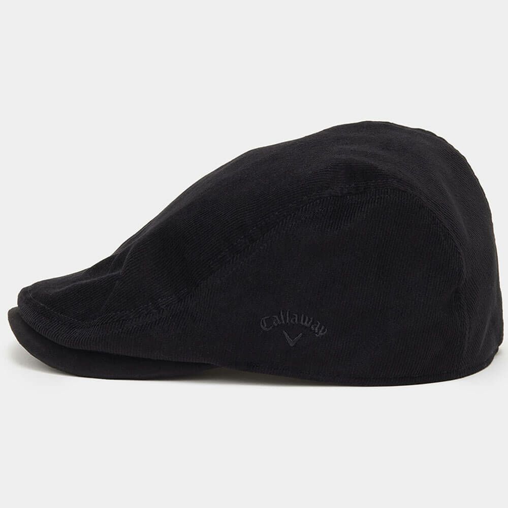 キャロウェイ Callaway　メンズ ロゴ刺繍　ハンチング キャップ C24291121 1010 ブラック　2024年モデル 詳細3