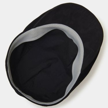 キャロウェイ Callaway　メンズ ロゴ刺繍　ハンチング キャップ C24291121 1010 ブラック　2024年モデル 詳細5