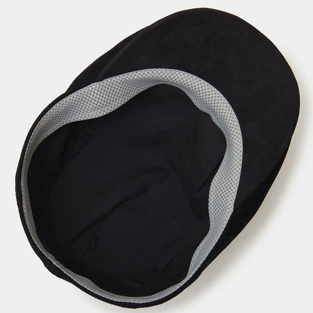 キャロウェイ Callaway　メンズ ロゴ刺繍　ハンチング キャップ C24291121 1010 ブラック　2024年モデル 詳細5