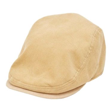 キャロウェイ Callaway　メンズ ロゴ刺繍　ハンチング キャップ C24291121 1040 ベージュ　2024年モデル