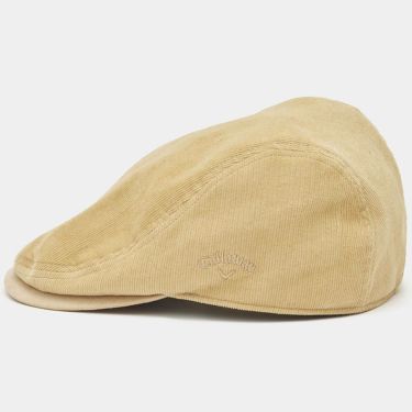 キャロウェイ Callaway　メンズ ロゴ刺繍　ハンチング キャップ C24291121 1040 ベージュ　2024年モデル 詳細3