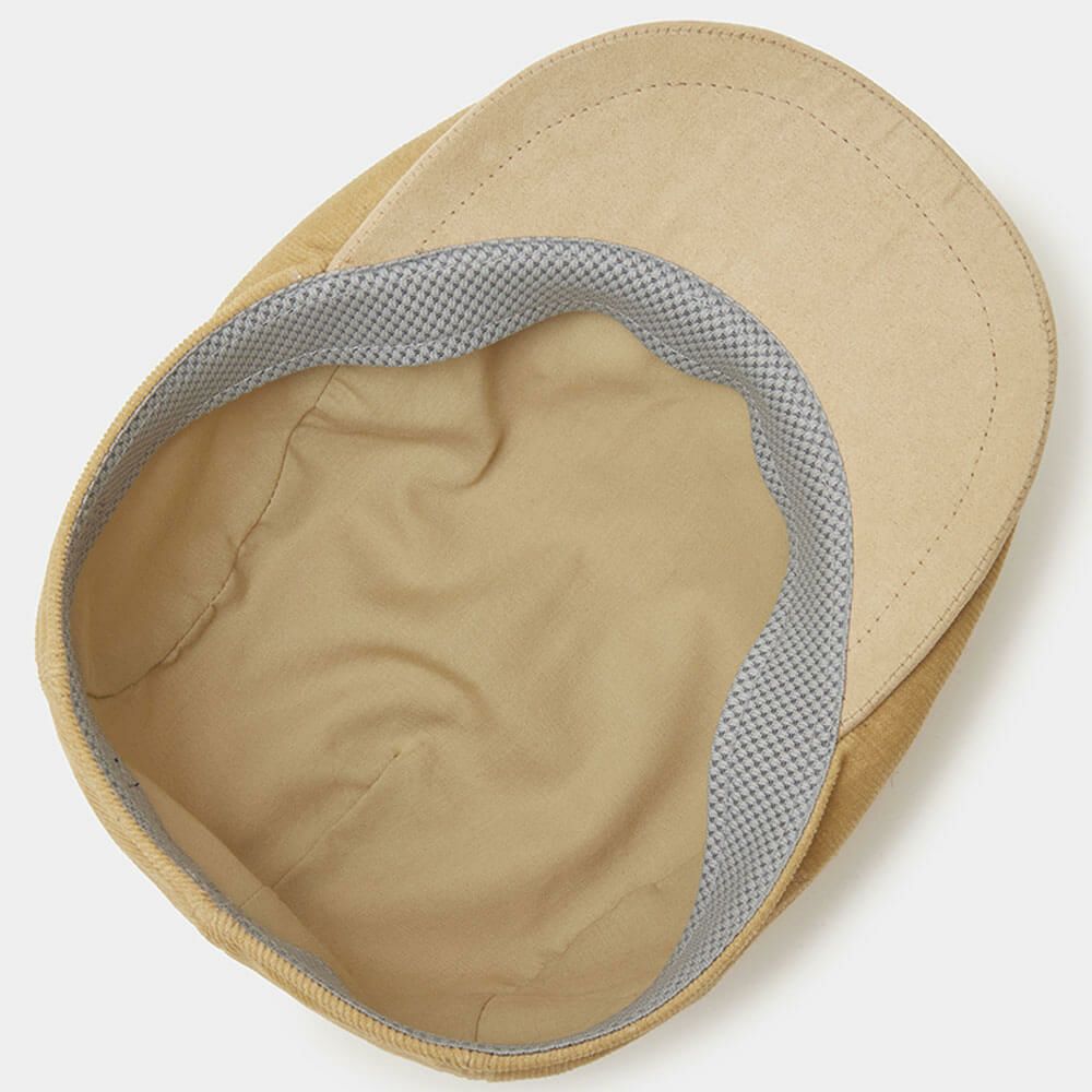 キャロウェイ Callaway　メンズ ロゴ刺繍　ハンチング キャップ C24291121 1040 ベージュ　2024年モデル 詳細5