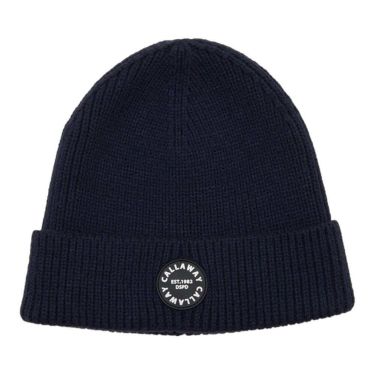 キャロウェイ Callaway　メンズ ニット ビーニー C24291125 1120 ネイビー　2024年モデル