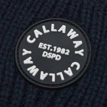 キャロウェイ Callaway　メンズ ニット ビーニー C24291125 1120 ネイビー　2024年モデル 詳細3