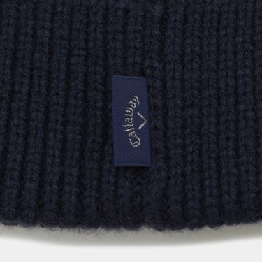 キャロウェイ Callaway　メンズ ニット ビーニー C24291125 1120 ネイビー　2024年モデル 詳細4