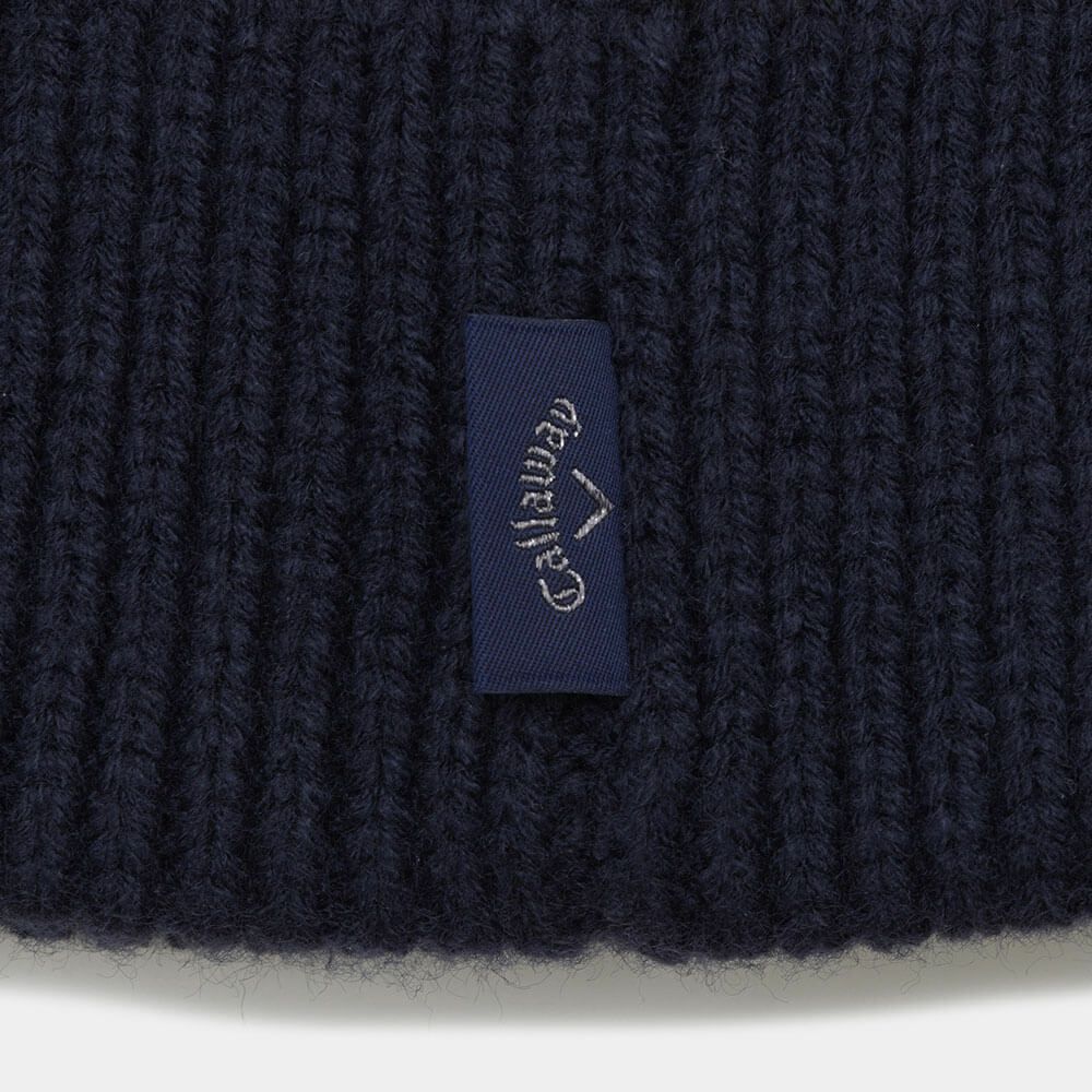 キャロウェイ Callaway　メンズ ニット ビーニー C24291125 1120 ネイビー　2024年モデル 詳細4