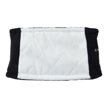 キャロウェイ Callaway　メンズ ロゴ刺繍 ネックウォーマー C24298104 1030 ホワイト　2024年モデル