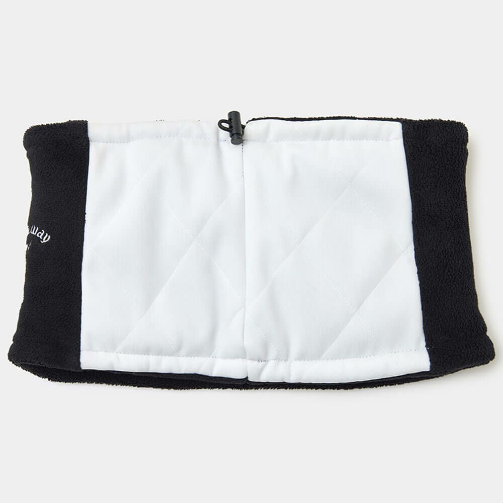 キャロウェイ Callaway　メンズ ロゴ刺繍 ネックウォーマー C24298104 1030 ホワイト　2024年モデル 詳細2