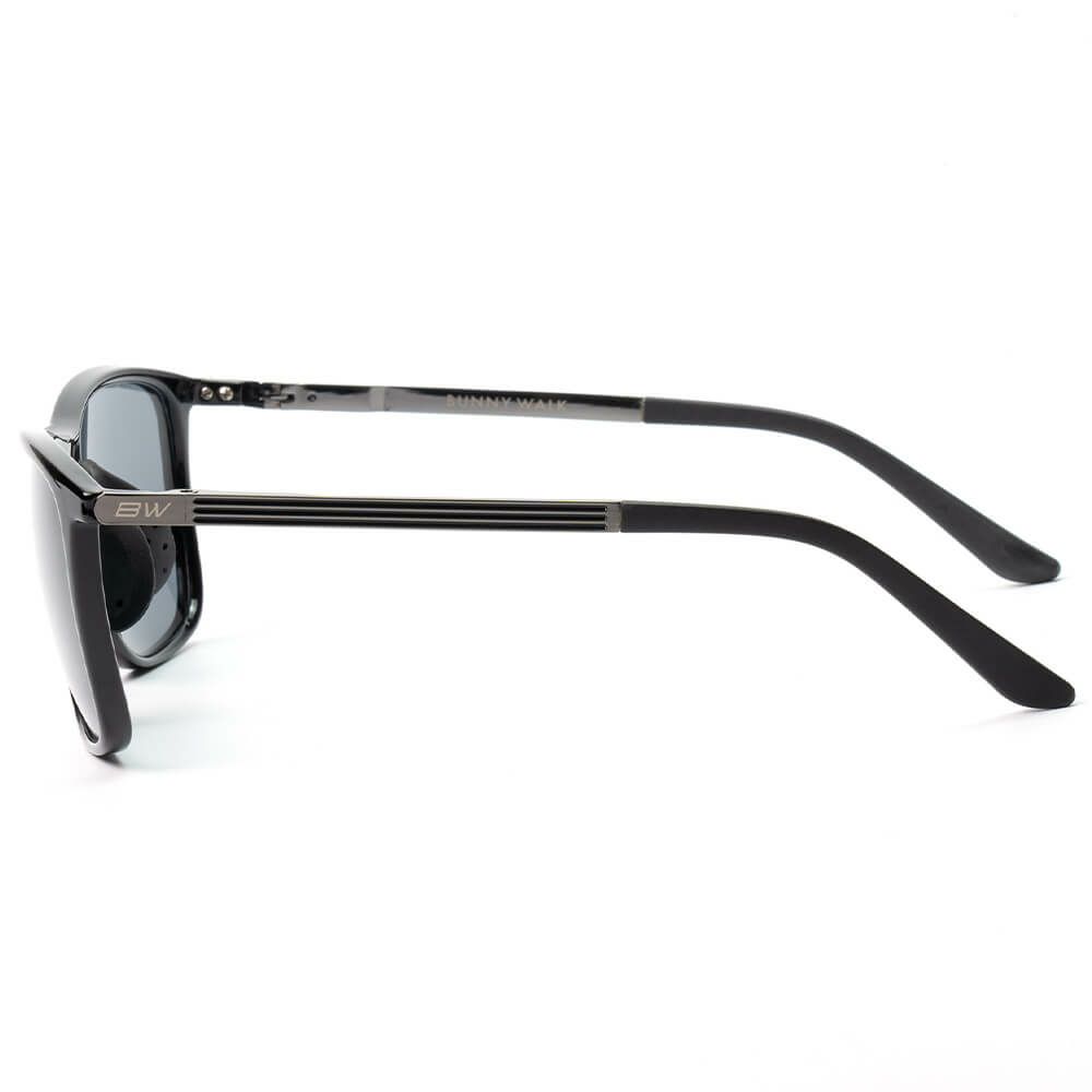 バニーウォーク BUNNY WALK　偏光サングラス POLARIZED BW-021 BW-0211F SHINY BLACK/SMOKE 詳細1