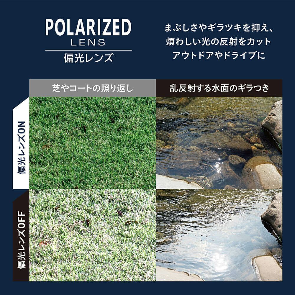 バニーウォーク BUNNY WALK　メンズ 偏光サングラス POLARIZED BW-025 BW-0252F MATTE BLACK＆CLEAR BROWN/SMOKE 詳細5