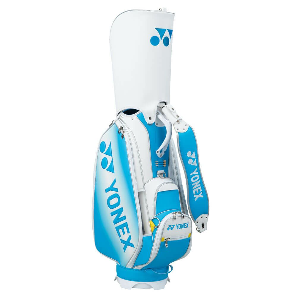ヨネックス YONEX　岩井姉妹カラーモデル 岩井明愛プロモデル キャディバッグ＆ヘッドカバーセット CB4951LTS TQ ターコイズ　2025年モデル 詳細3