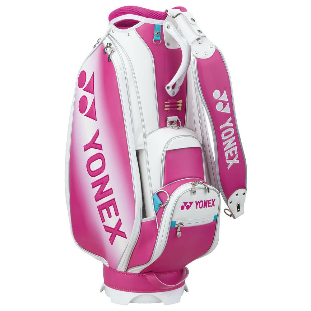 ヨネックス YONEX　岩井姉妹カラーモデル 岩井千怜プロモデル キャディバッグ＆ヘッドカバーセット CB4951LTS MZ マゼンダ　2025年モデル 詳細1