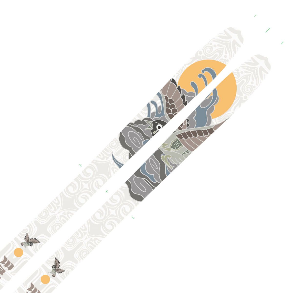 ワパンスキー WapanSkis　RO SUZUME ロ スズメ　スキー板 単品 2025-2026 詳細3