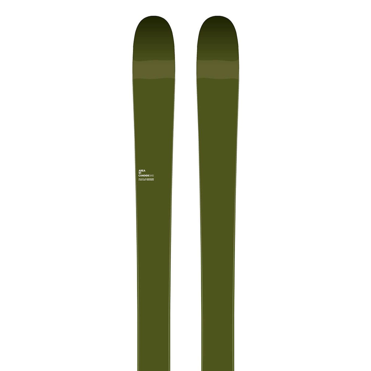 キャンディッド CANDIDE　AREA 91 エリア 91　スキー板 単品 2025-2026