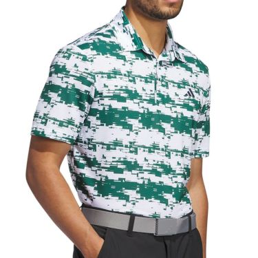 アディダス adidas　メンズ ジオメトリック 半袖 ポロシャツ JTX56　2024年モデル　詳細4