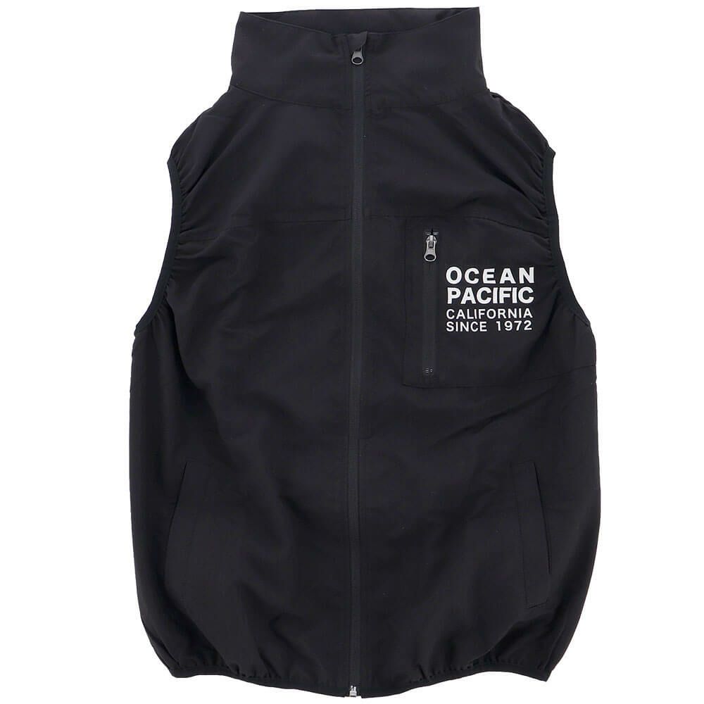 オーシャンパシフィック メンズ 空調ウェア ベスト ブラック