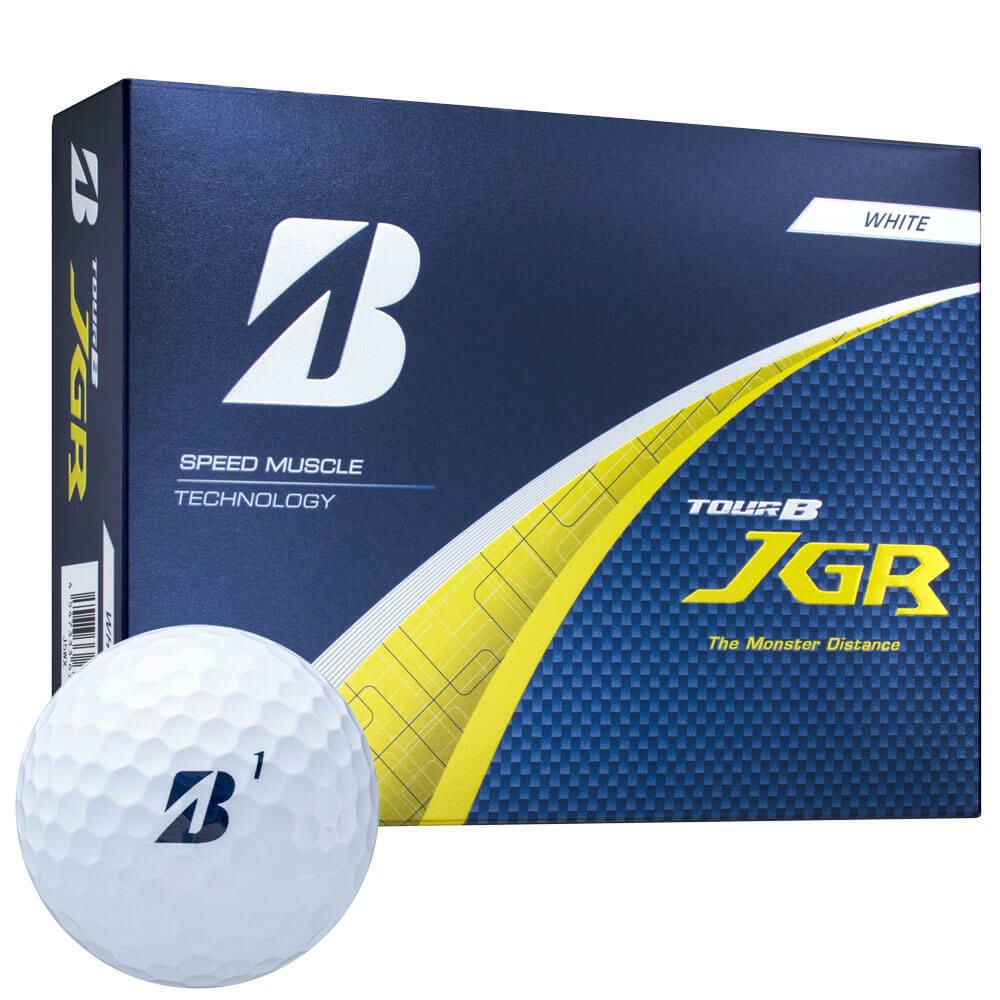 ブリヂストン TOUR B JGR 2025年モデル　ゴルフボール 1ダース（12球入り）　ホワイト ホワイト