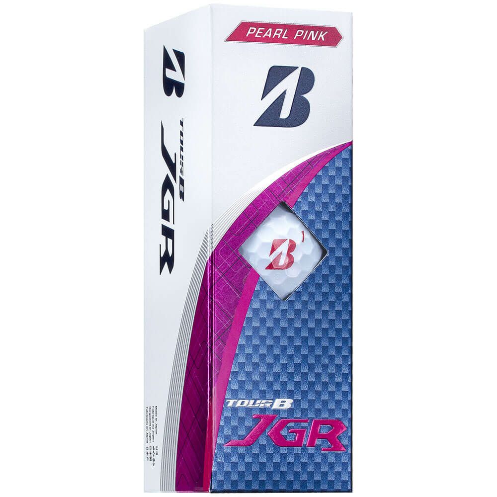 ブリヂストン TOUR B JGR 2025年モデル　ゴルフボール 1ダース（12球入り）　パールピンク 詳細2