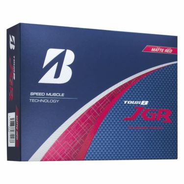 ブリヂストン TOUR B JGR 2025年モデル　ゴルフボール 1ダース（12球入り）　マットレッド 詳細1