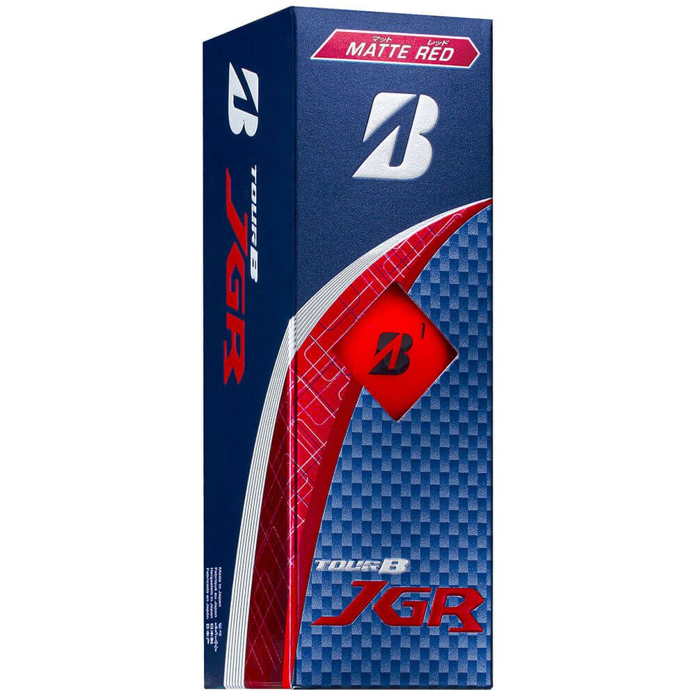 ブリヂストン TOUR B JGR 2025年モデル　ゴルフボール 1ダース（12球入り）　マットレッド 詳細2