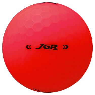ブリヂストン TOUR B JGR 2025年モデル　ゴルフボール 1ダース（12球入り）　マットレッド 詳細4