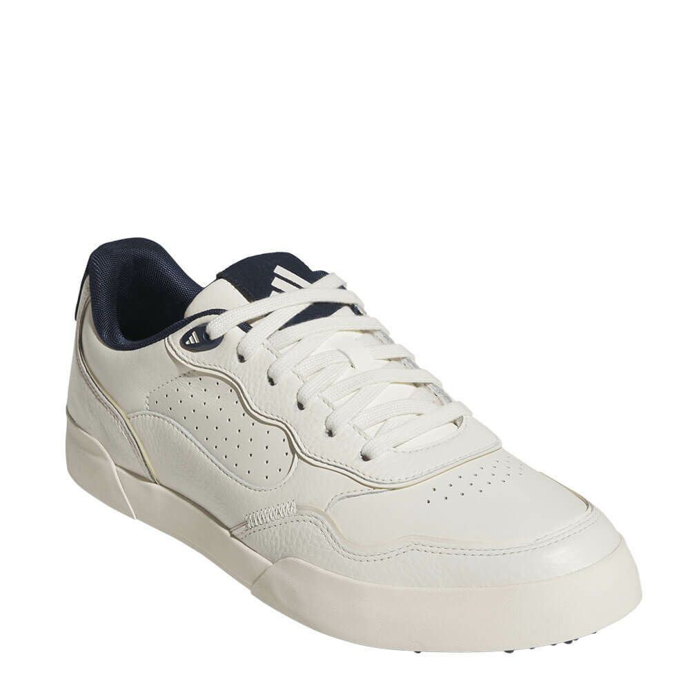 アディダス adidas　レトロクロス 25 メンズ スパイクレス ゴルフシューズ NLK88 JP8521　2025年モデル ホワイト/インディゴ/ホワイト 詳細4