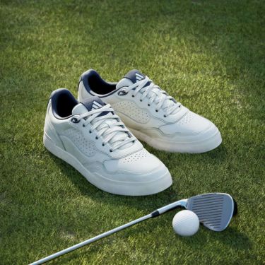 アディダス adidas　レトロクロス 25 メンズ スパイクレス ゴルフシューズ NLK88 JP8521　2025年モデル ホワイト/インディゴ/ホワイト 詳細8