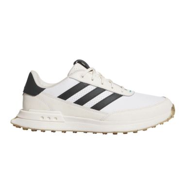 アディダス adidas　S2G SL レザー 24 メンズ スパイクレス ゴルフシューズ MDK95 JI4171　2025年モデル ホワイト/カーボン/ホワイト