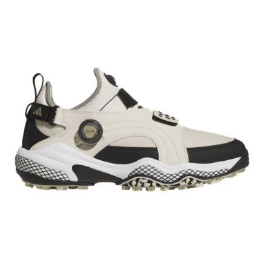 アディダス adidas　コードカオス25 ミッド ボア スパイクレス ゴルフシューズ NQX22 JR8239　2025年モデル アルミナ/ブラック/ベージュ