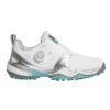 アディダス adidas　コードカオス25 ボア レディース スパイクレス ゴルフシューズ NKZ95 JQ7753　2025年モデル ホワイト/シルバー/ミントトーン