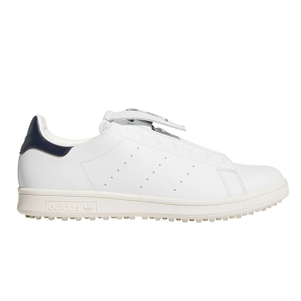 アディダス adidas　スタンスミス STAN SMITH　ボア スパイクレス ゴルフシューズ NQX25 JP5193　2025年モデル ホワイト/ホワイト/インディゴ
