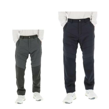 マンシングウェア Munsingwear　メンズ 生地切替 中綿 ストレッチ ボンディング ロングパンツ MG4FLP26M　2024年モデル