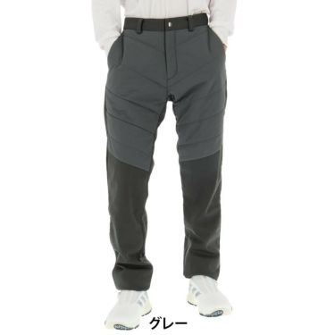 マンシングウェア Munsingwear　メンズ 生地切替 中綿 ストレッチ ボンディング ロングパンツ MG4FLP26M　2024年モデル 詳細1