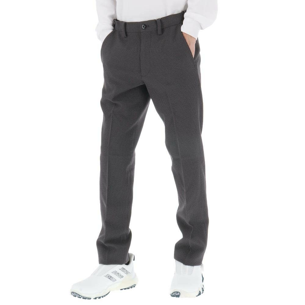 マンシングウェア Munsingwear　メンズ 千鳥柄 ストレッチ ロングパンツ MG4FLP80M　2024年モデル 詳細3