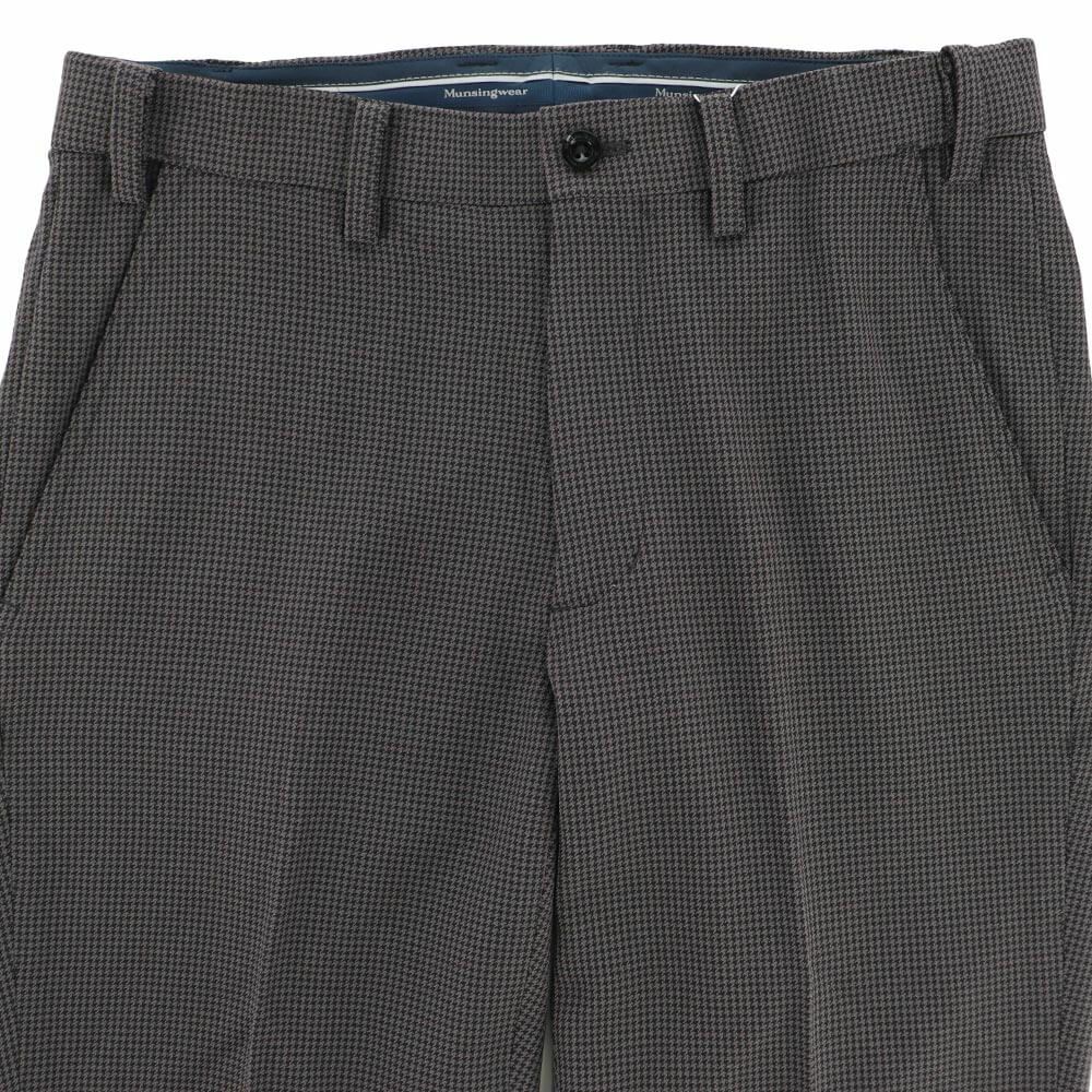 マンシングウェア Munsingwear　メンズ 千鳥柄 ストレッチ ロングパンツ MG4FLP80M　2024年モデル 詳細4
