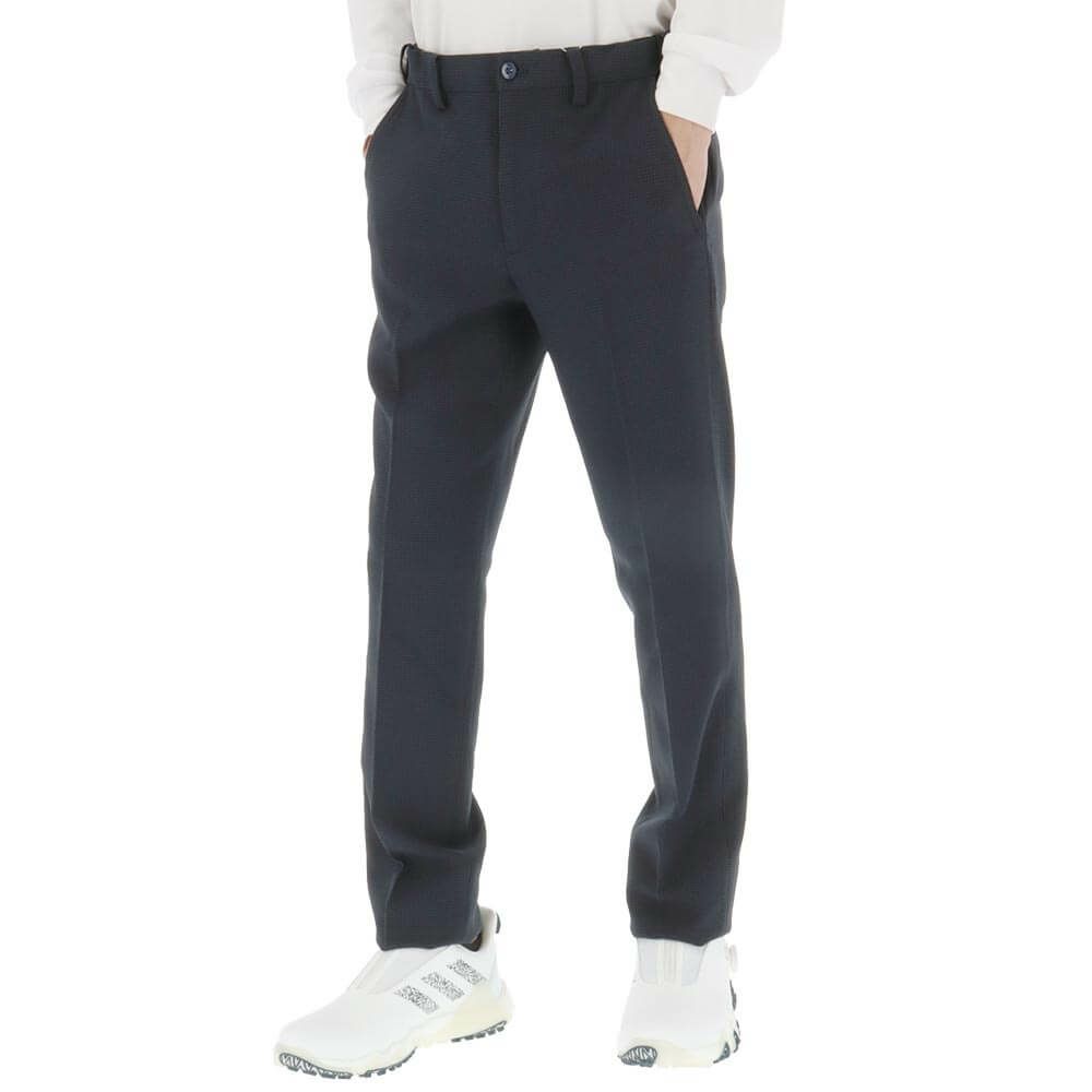 マンシングウェア Munsingwear　メンズ 千鳥柄 ストレッチ ロングパンツ MG4FLP80M　2024年モデル 詳細10