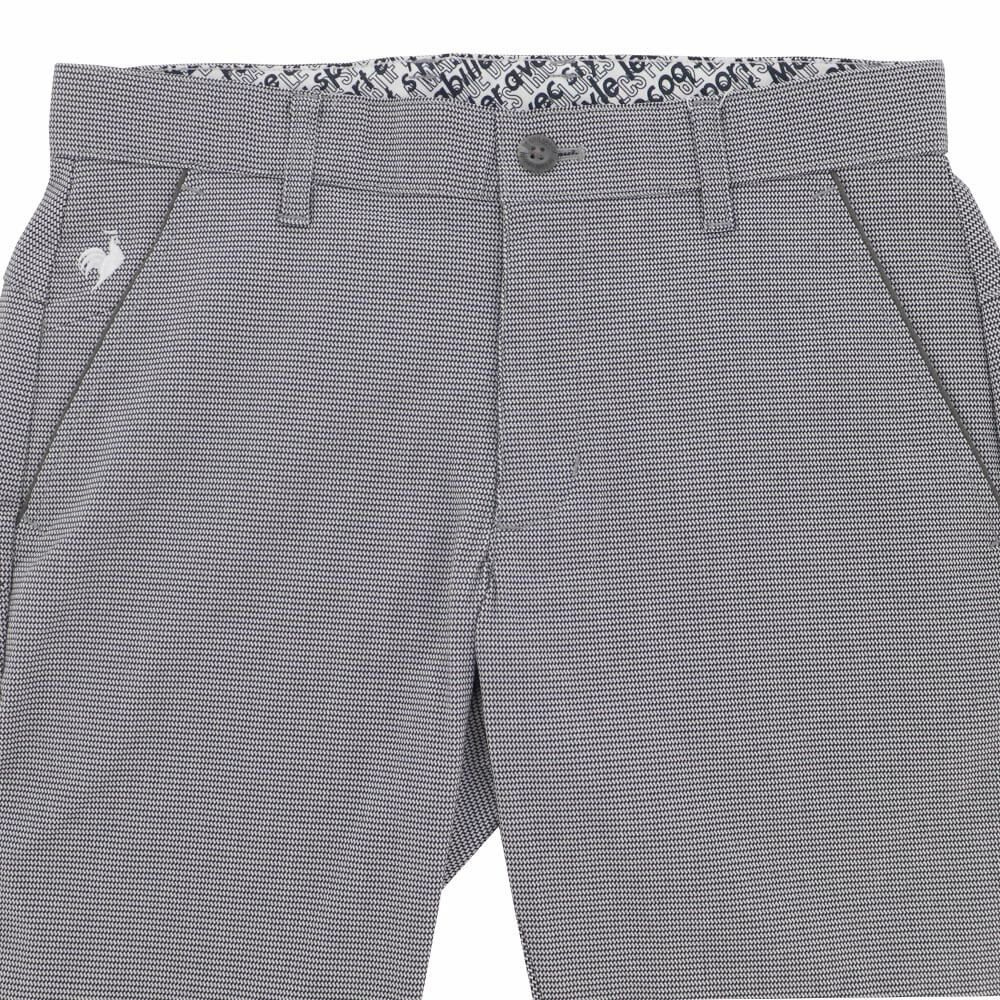 ルコック Le coq sportif　メンズ ロゴ刺繍 ストレッチ ドビー素材 ロングパンツ LG4FLP00M　2024年モデル 詳細4