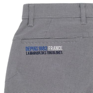 ルコック Le coq sportif　メンズ ロゴ刺繍 ストレッチ ドビー素材 ロングパンツ LG4FLP00M　2024年モデル 詳細8