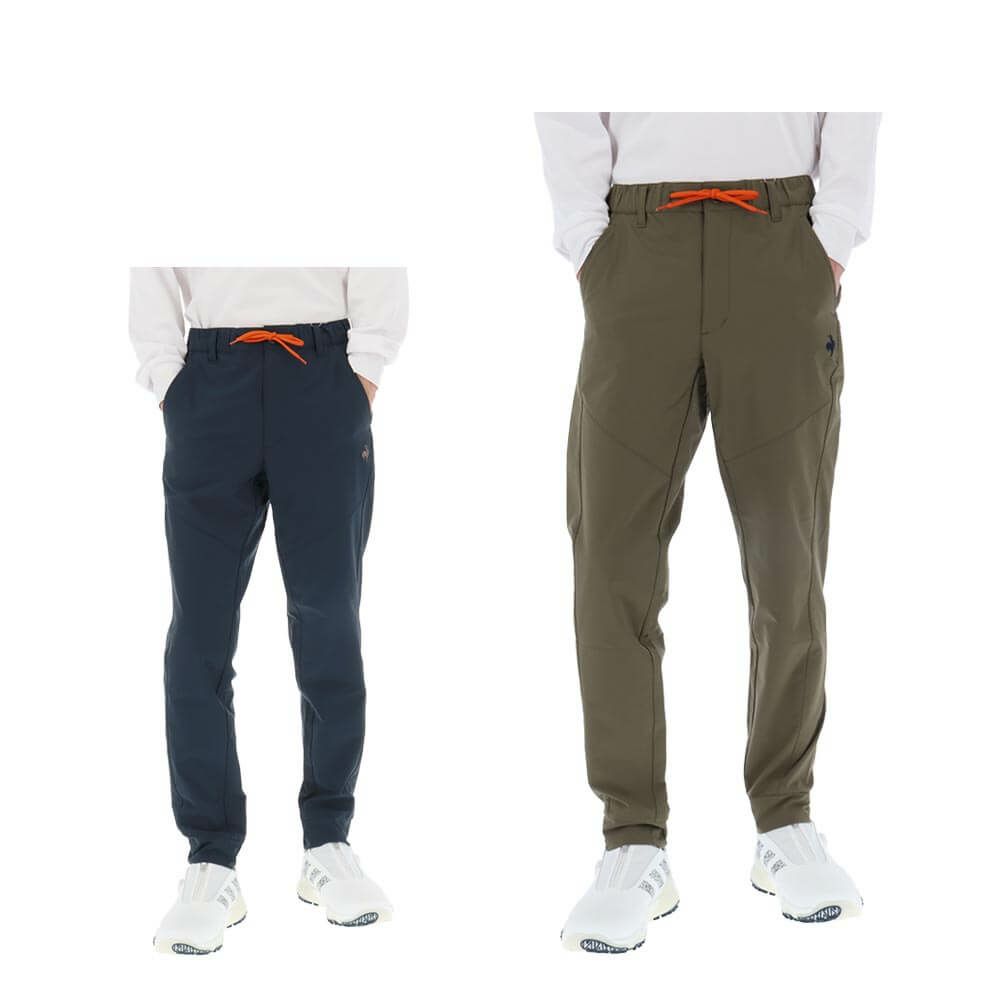 ルコック Le coq sportif　メンズ ストレッチ ロゴ刺繍 ジョガーパンツ LG4FLP53M　2024年モデル