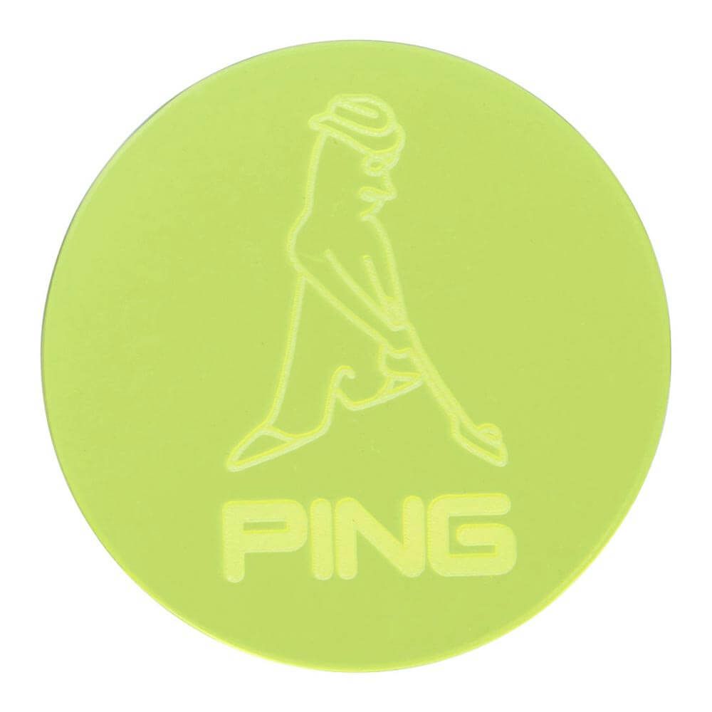 ピン PING　ネオンマーカー MR.PING AC-U2509 03 イエロー　2025年モデル イエロー